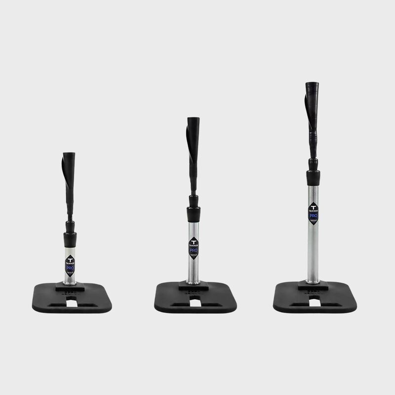 A low ball, youth and adult Tanner Tees Pro batting tee