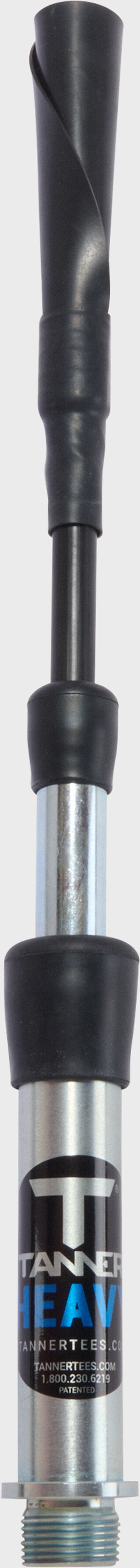 A low ball Tanner Tees Heavy batting tee stem with flextop