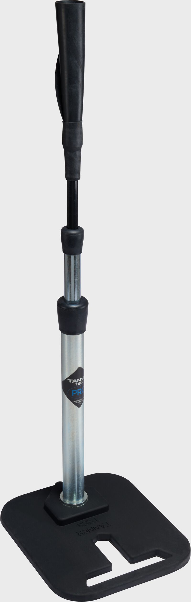 An adult Tanner Tees Pro batting tee