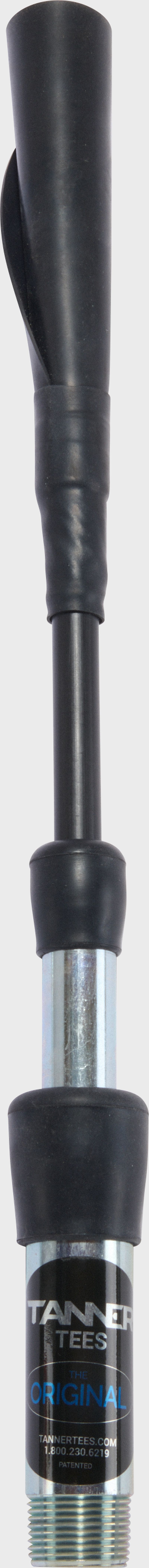 A low ball Tanner Tees The Original batting tee stem with flextop