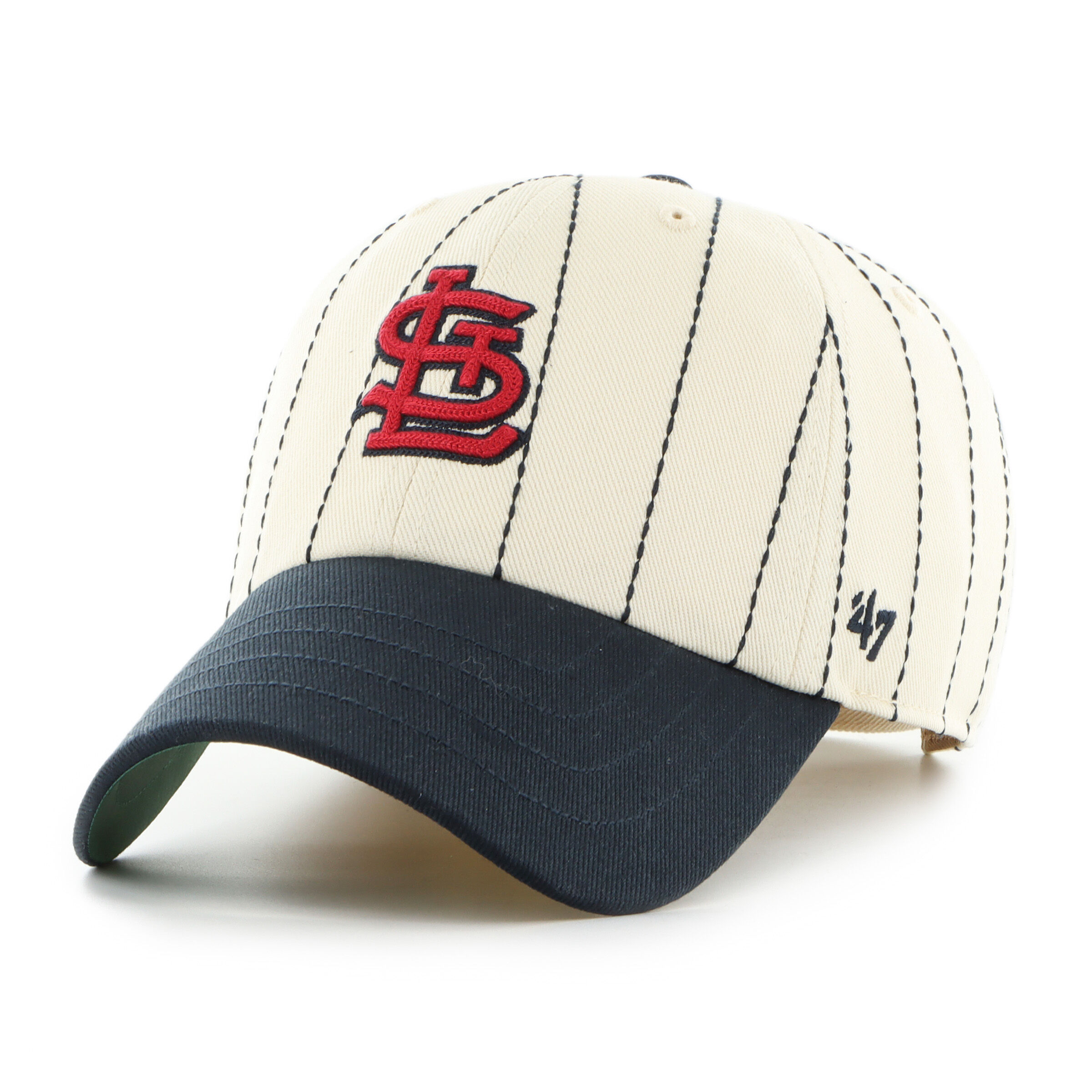 St. Louis Cardinals Rawlings '47 Brand Pinstripe Clean Up Hat